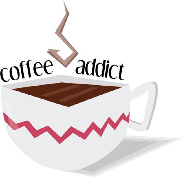 Picture of Coffee Addict SVG File