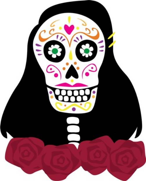 Picture of Day Of Dead SVG File