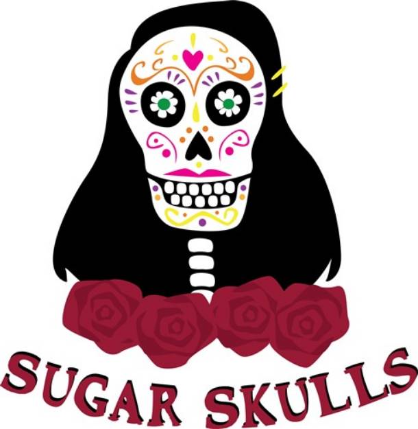 Picture of Sugar Skulls SVG File