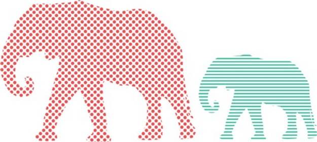 Picture of Elephants SVG File
