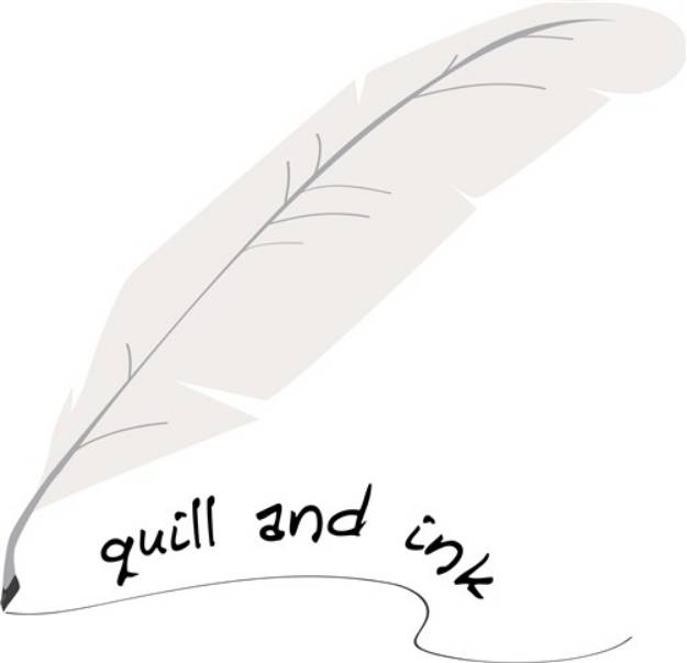Picture of Quill And Ink SVG File
