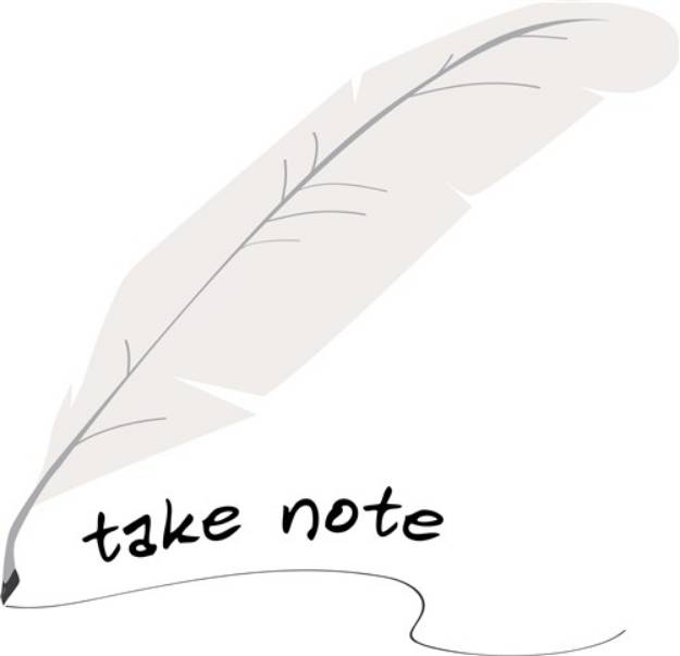 Picture of Take Note SVG File