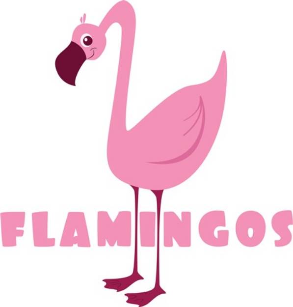 Picture of Flamingos SVG File