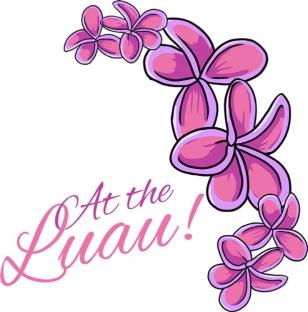 Picture of At The Luau SVG File