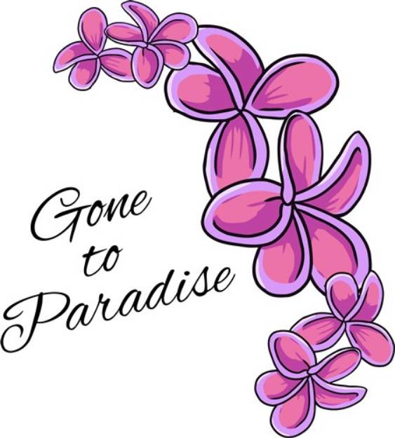 Picture of Gone To Paradise SVG File