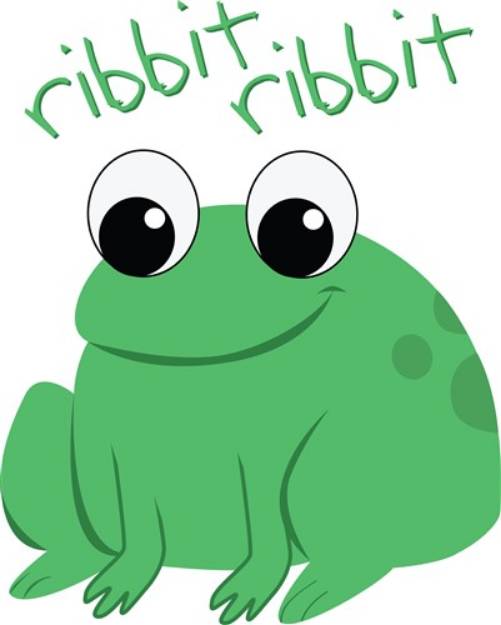Picture of Ribbit SVG File