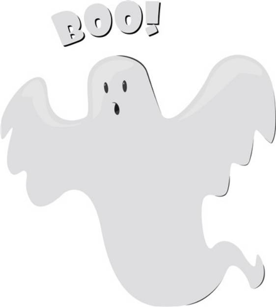 Picture of Boo Ghost SVG File