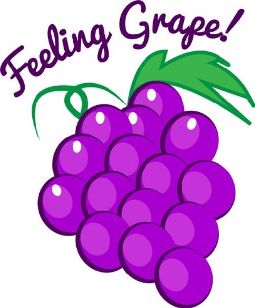 Picture of Feeling Grape SVG File