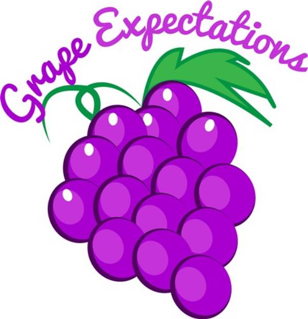 Picture of Grape Expectations SVG File