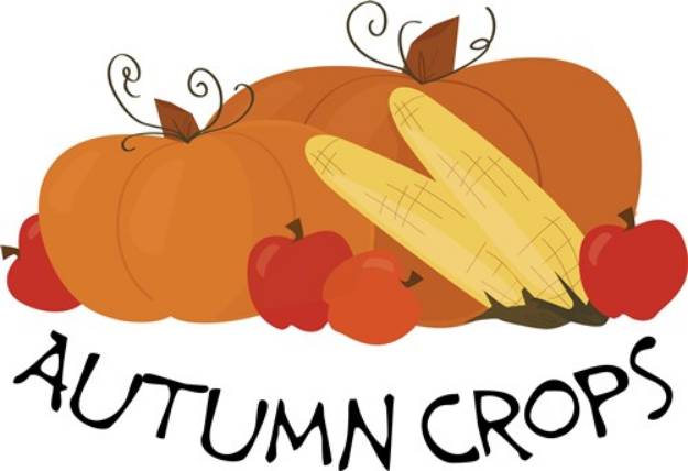Picture of Autumn Crops SVG File