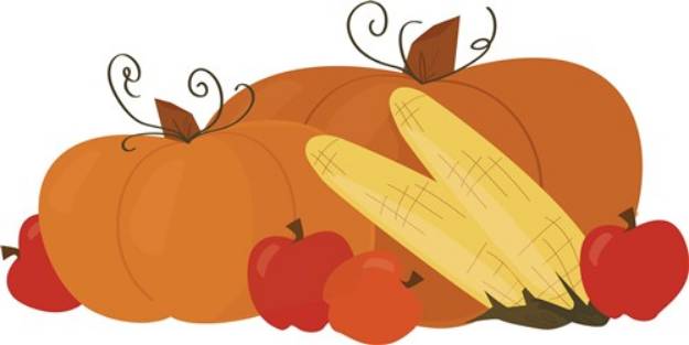 Picture of Fall Food SVG File