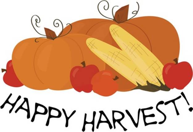 Picture of Happy Harvest SVG File