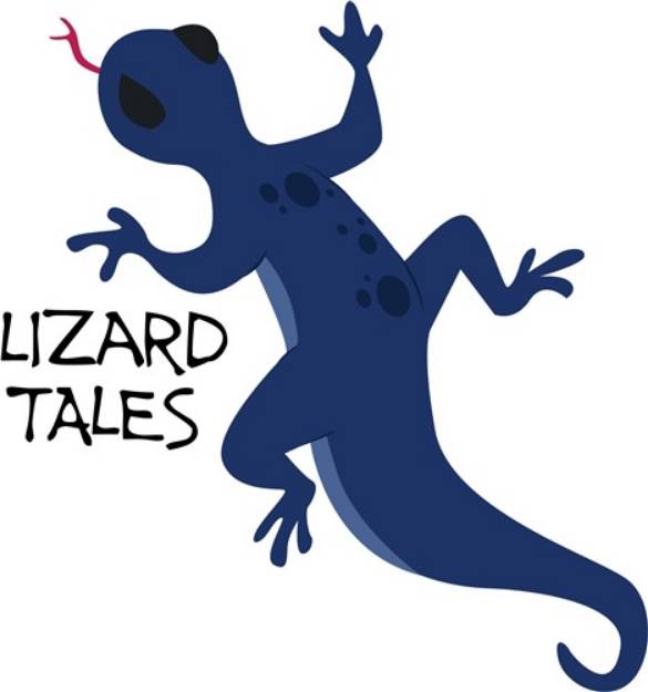 Picture of Lizard Tales SVG File