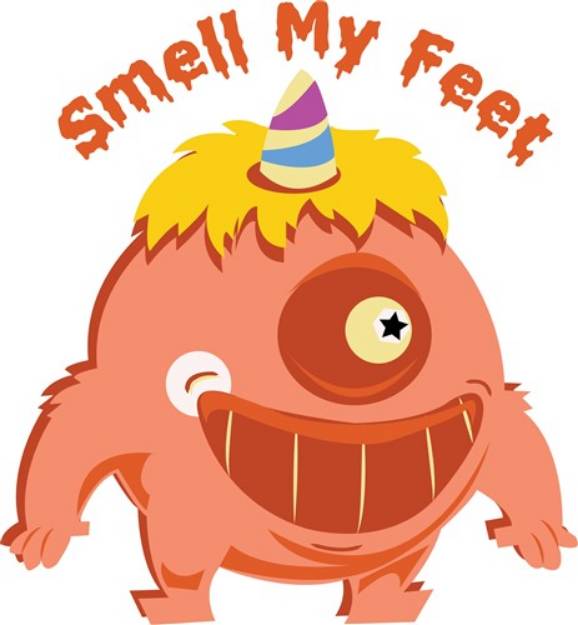Picture of Smell My Feet SVG File