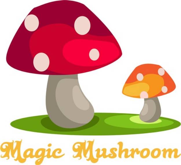 Picture of Magic Mushroom SVG File