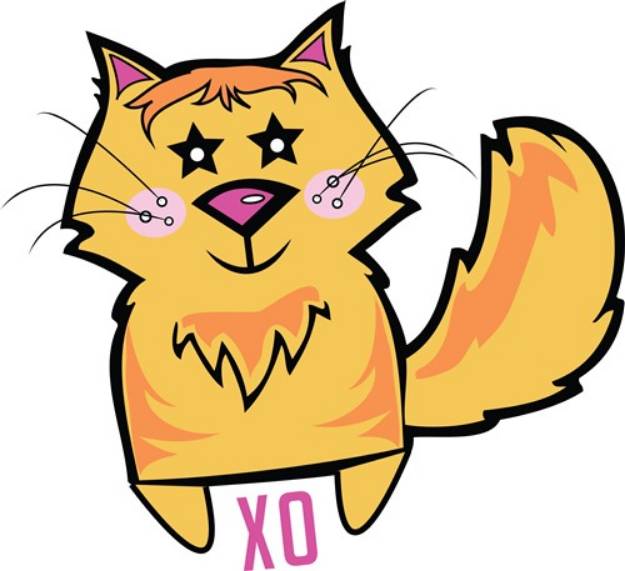 Picture of XO Cat SVG File