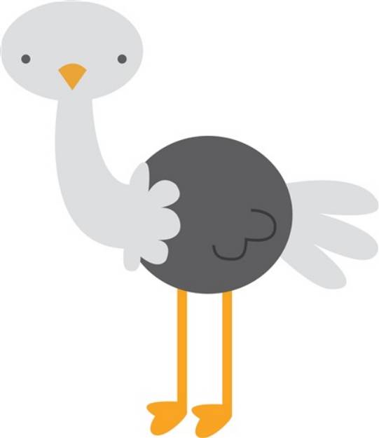 Picture of Ostrich SVG File