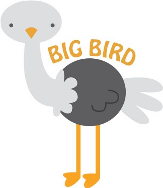 Picture of Big Bird SVG File