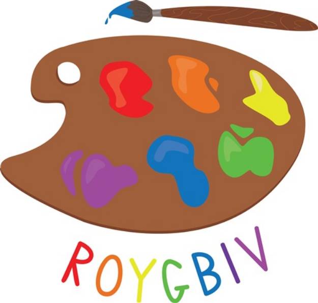 Picture of ROYGBIV SVG File