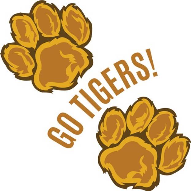 Picture of Go Tigers SVG File