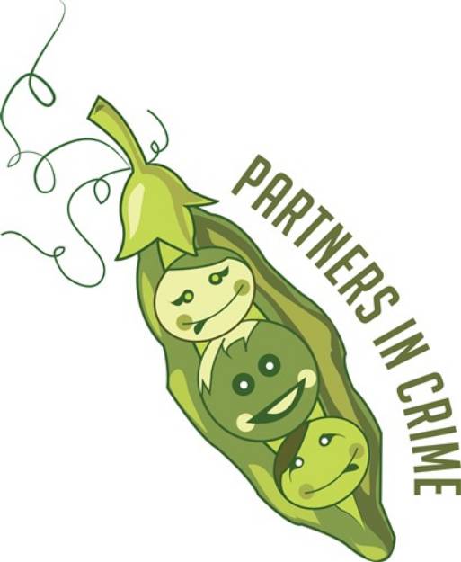 Picture of Partners In Crime SVG File
