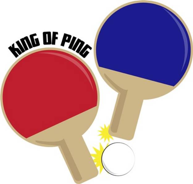 Picture of King Of Ping SVG File