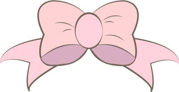 Picture of Pink Bow SVG File