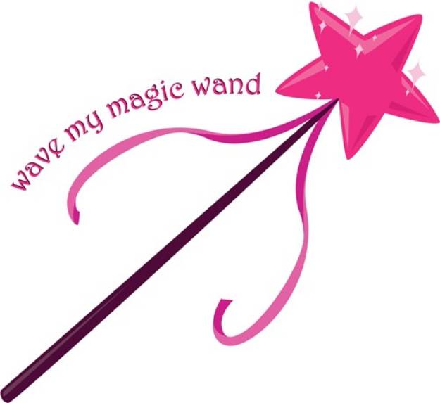 Picture of Wave My Wand SVG File