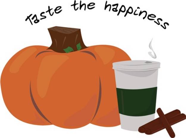 Picture of Taste Happiness SVG File