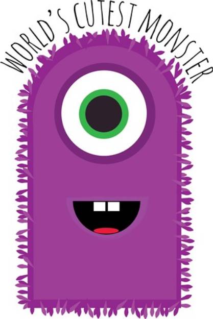 Picture of Cutest Monster SVG File