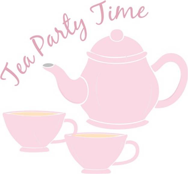 Picture of Tea Party Time SVG File