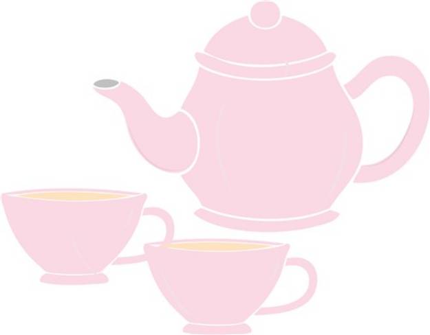 Picture of Tea Set SVG File