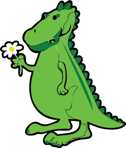 Picture of Love Dinosaur SVG File
