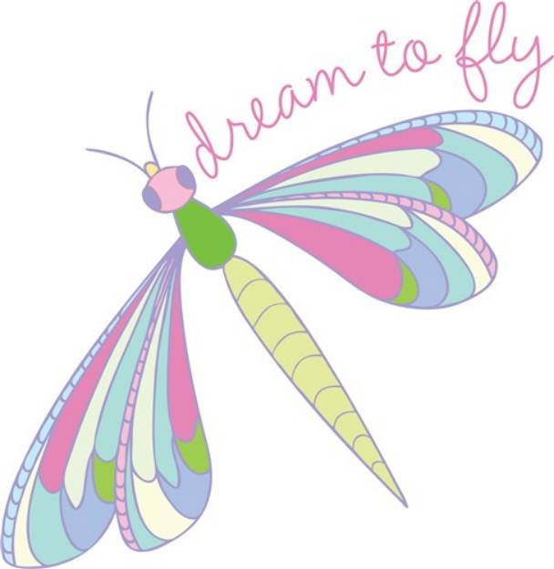 Picture of Dream To Fly SVG File