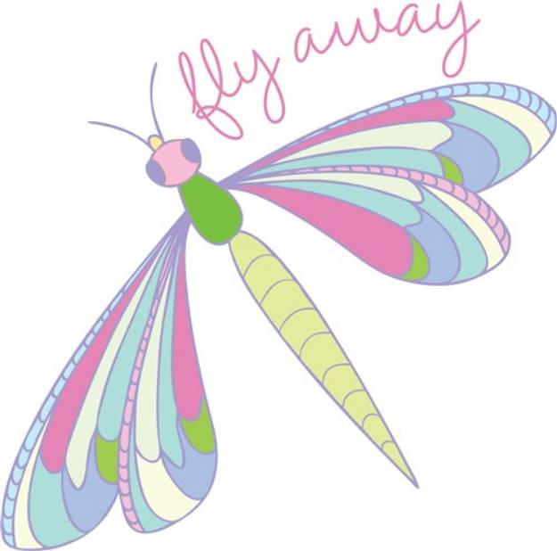 Picture of Fly Away SVG File