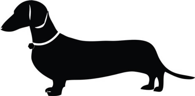 Picture of Weiner Dog SVG File