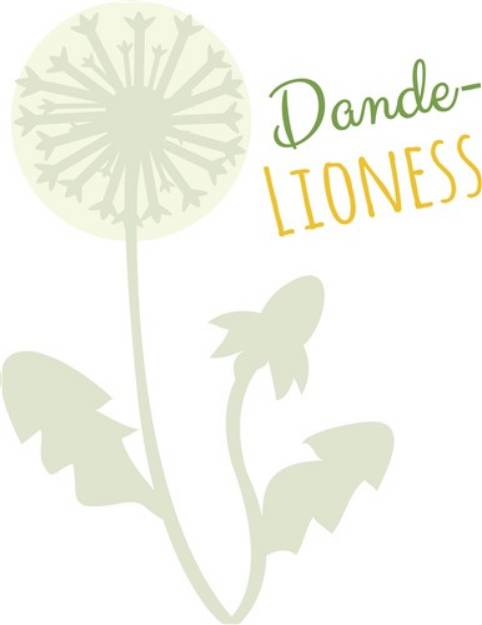 Picture of Dande-lioness SVG File