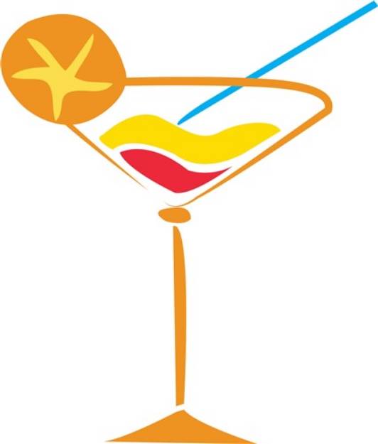 Picture of Tropical Drink SVG File