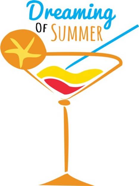 Picture of Dreaming Of Summer SVG File
