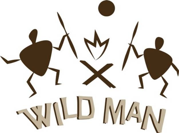 Picture of Wild Man SVG File