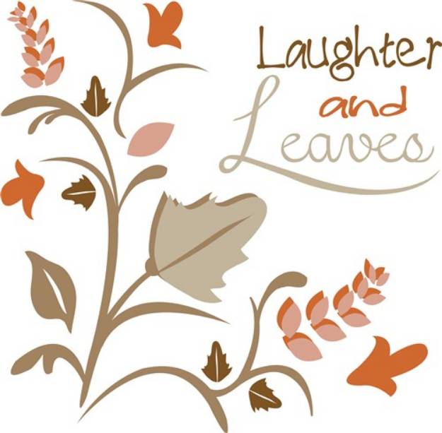 Picture of Laughter & Leaves SVG File