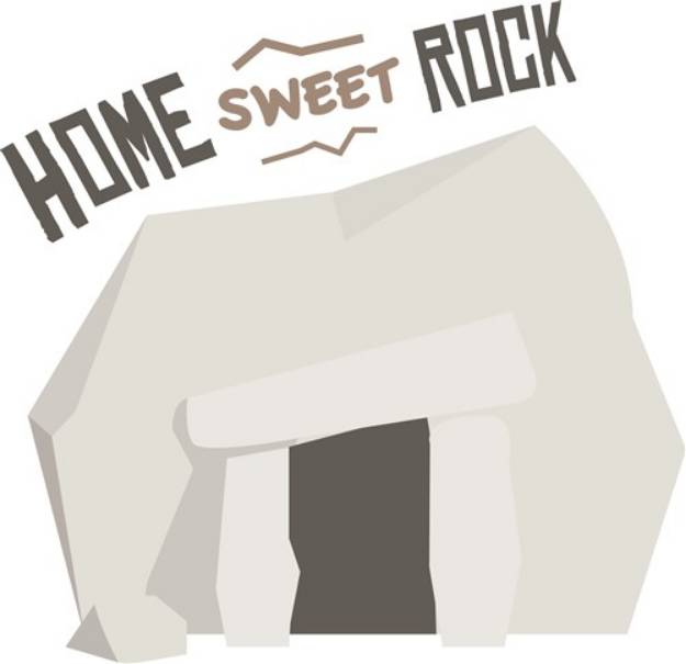 Picture of Home Sweet Rock SVG File