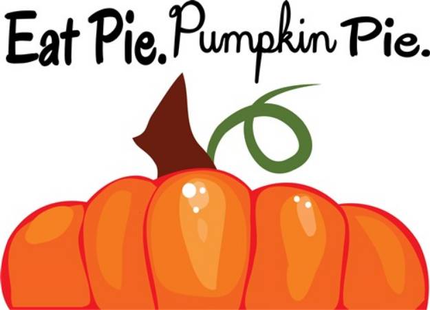 Picture of Eat Pie SVG File