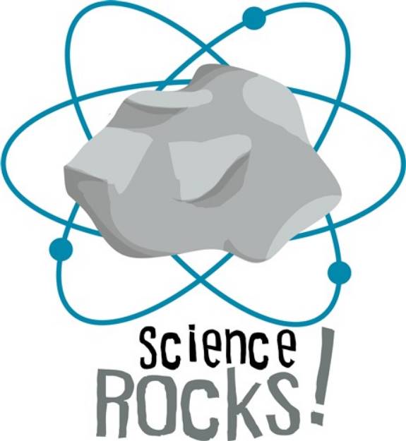 Picture of Science Rocks SVG File