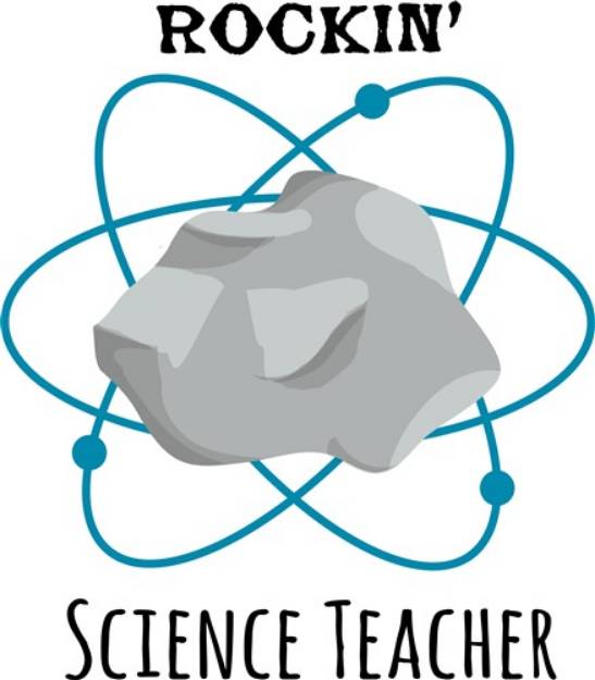 Picture of Science Teacher SVG File