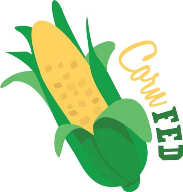 Picture of Corn Fed SVG File
