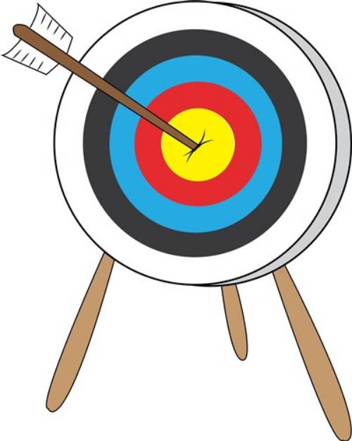 Picture of Archery Target SVG File