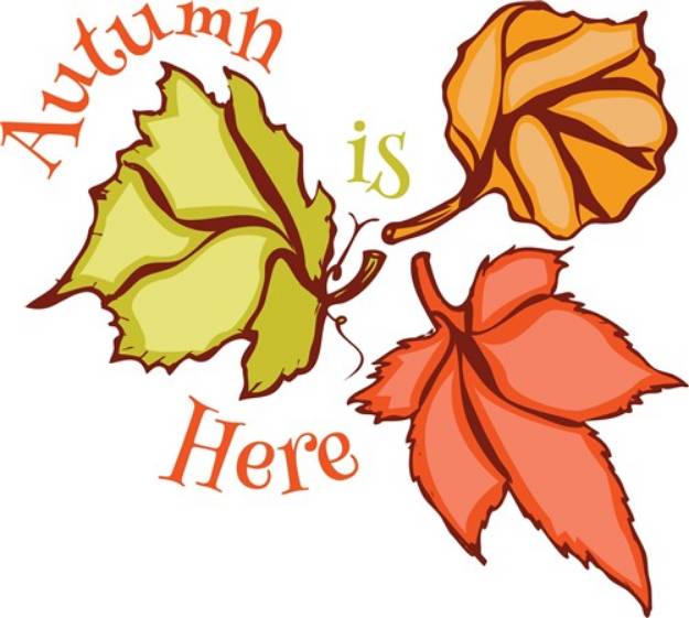 Picture of Autumn Is Here SVG File