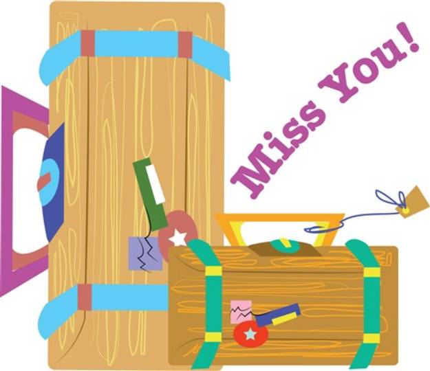 Picture of Miss You SVG File