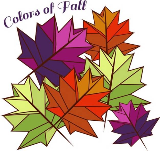 Picture of Colors Of Fall SVG File